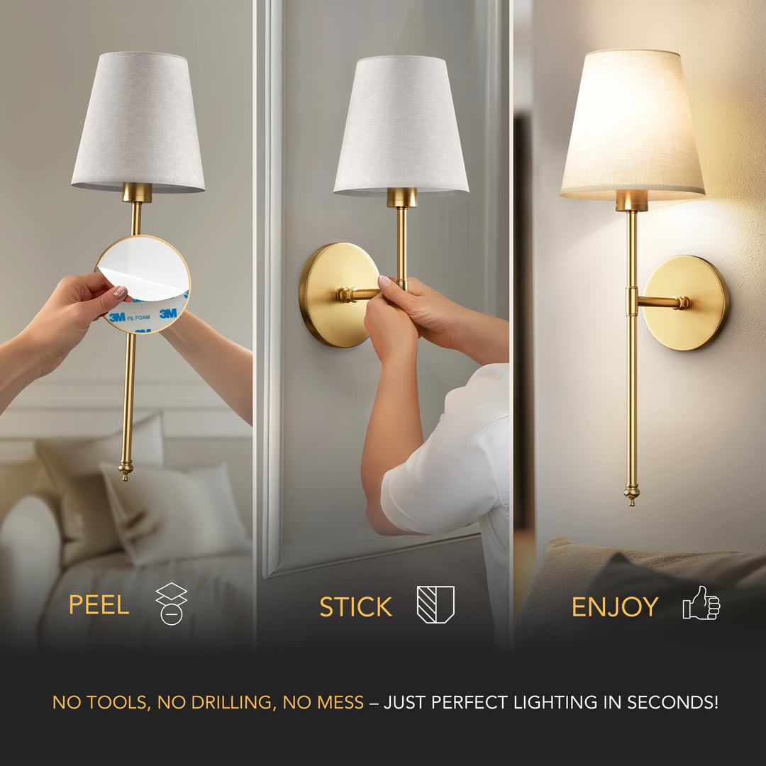 Marbella - Wireless Wall Lamp Sconce – Modern & Elegant