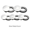 Silver finish (5-piece set)