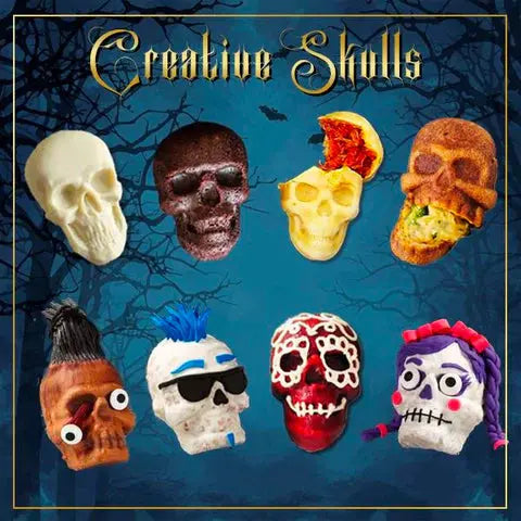 Halloween 3D Skull Cake Mold marnetic