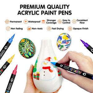 ColorCraft - Dual Tip Acrylic Marker for Precision Art