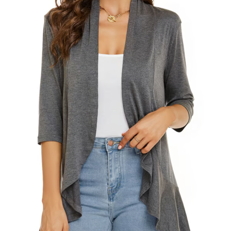 EverCozy – Lightweight Open Front Cardigan