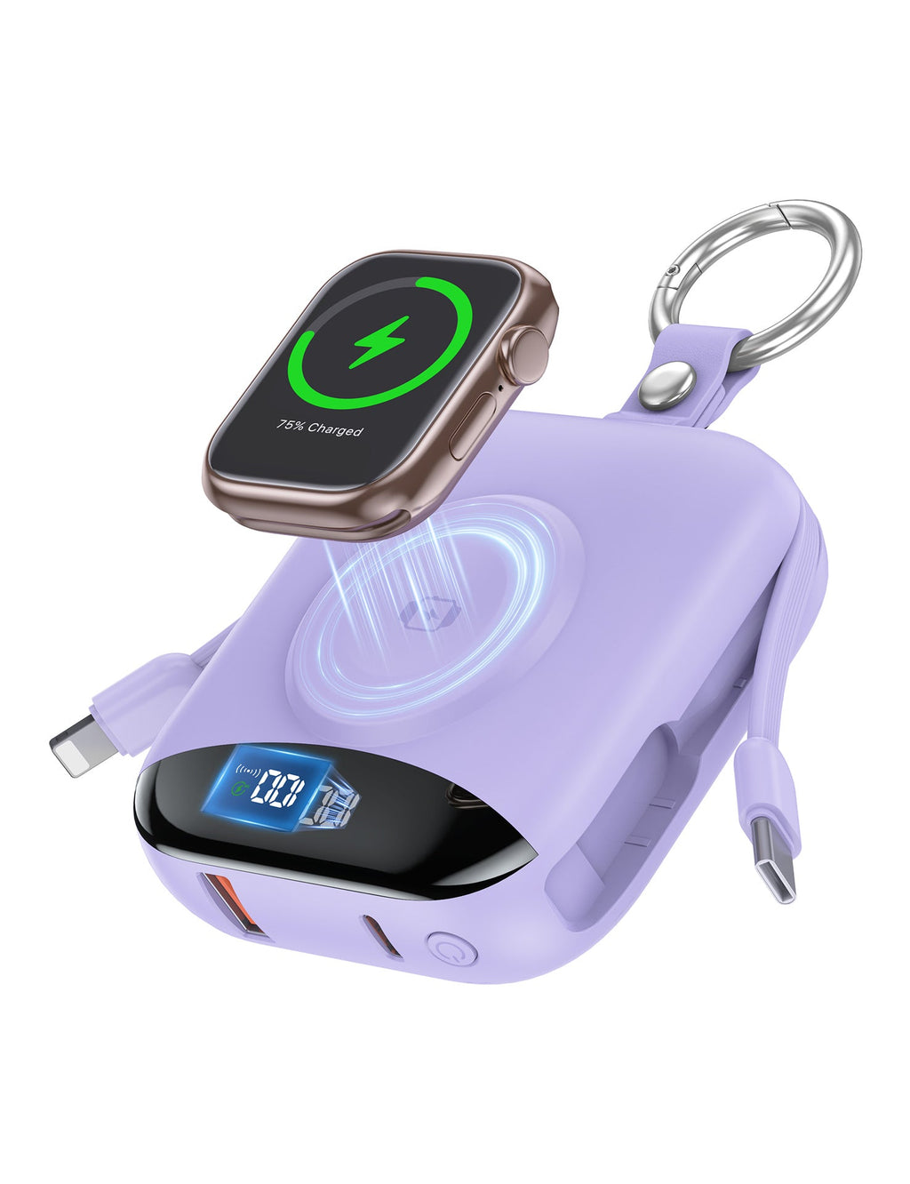 PowerDock –  Magnetic 3-in-1 Wireless Charging Power Bank