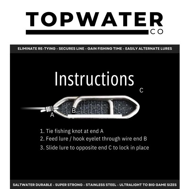 TopwaterCo – Quick Snap Fishing Speed Clips