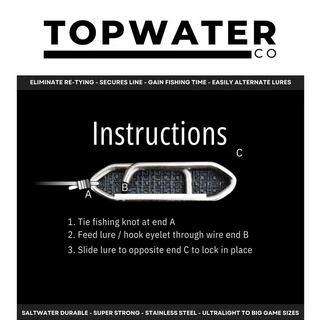 TopwaterCo – Quick Snap Fishing Speed Clips