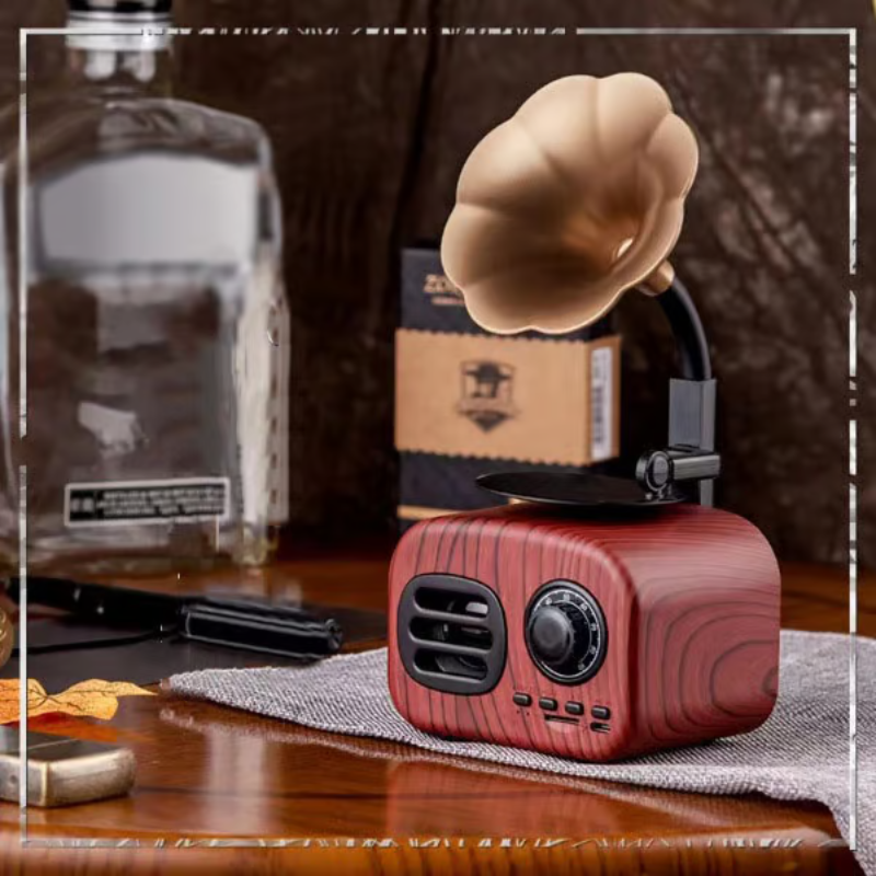 EchoGram - Vintage Wooden Bluetooth Speaker