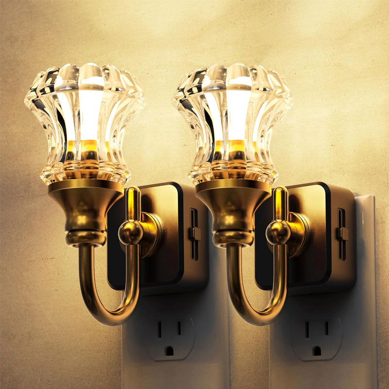 AntiqueLume – Classic Wall Sconce Night Light