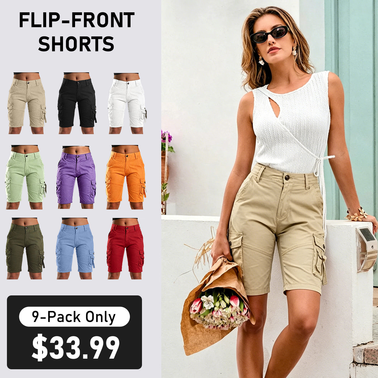 CargoCore – 6-Pack Stretch Cargo Shorts