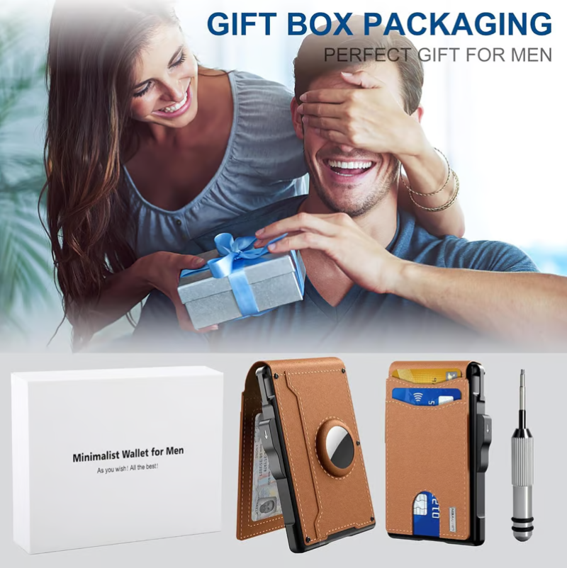 TrackSafe - RFID Blocking AirTag Wallet For Men