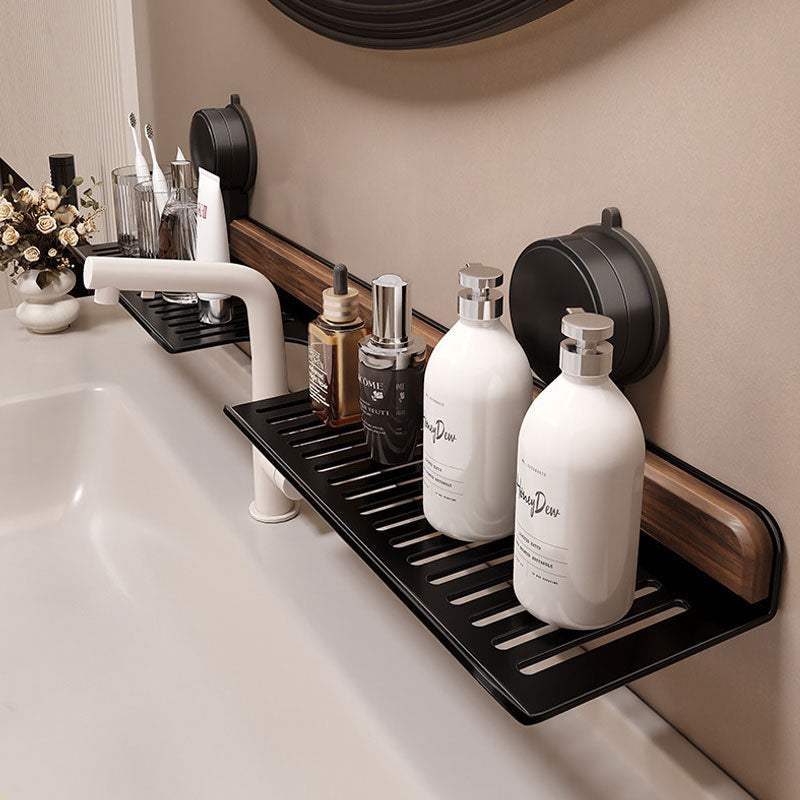 WalnutFlow - No‑Drill Faucet Organizer Rack