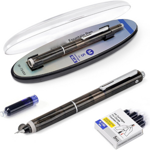QuillEase - Ultra-Fine 0.38mm Fountain Pen with Refills