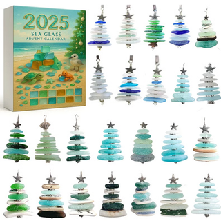 SeaGlass Eve – 24 Days of Acrylic 2D Christmas Calendar
