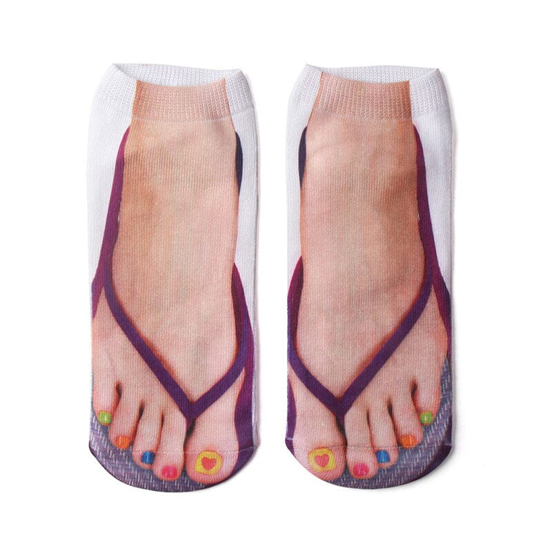 Super Comfy Manicure Print Socks
