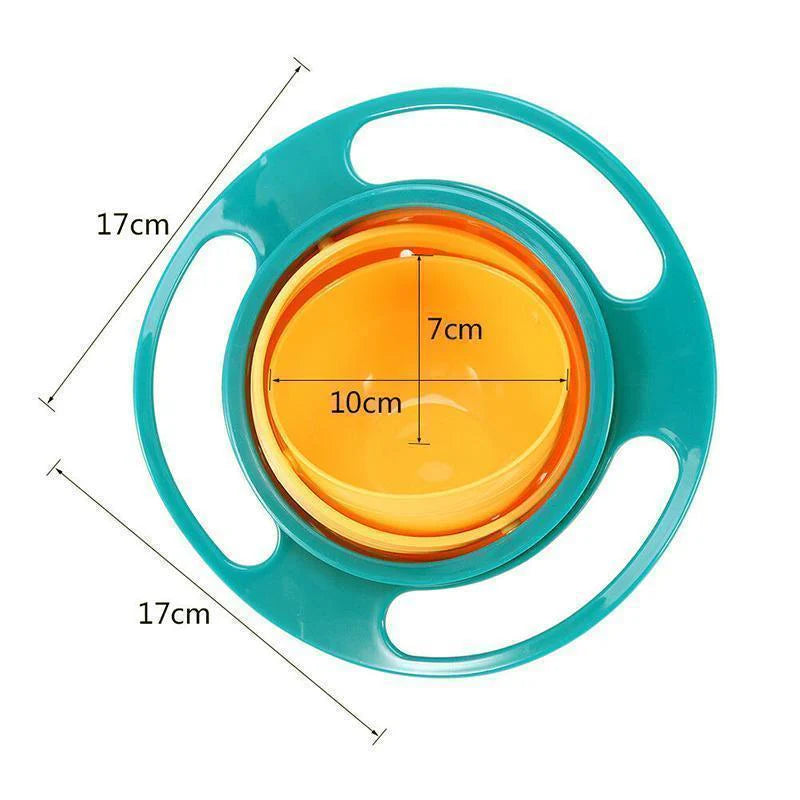 OrbitBowl - 360° Spill-Proof Snack Bowl for Kids