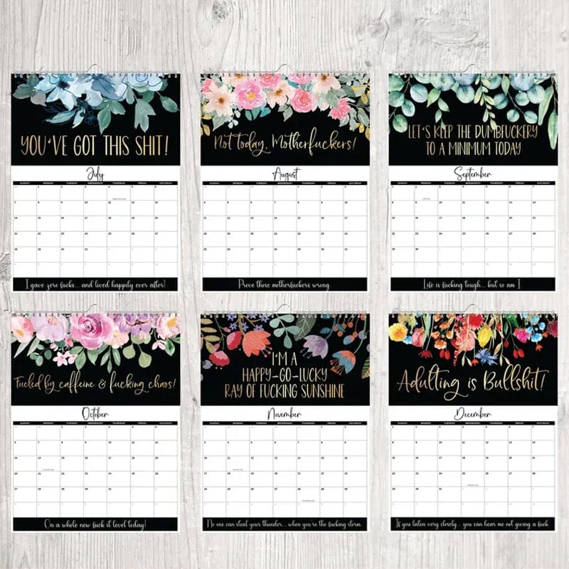 2024 Calendar For Tired-Ass Women Metic