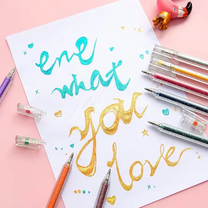 GlitterGlow - Vibrant Glitter Gel Pen Set