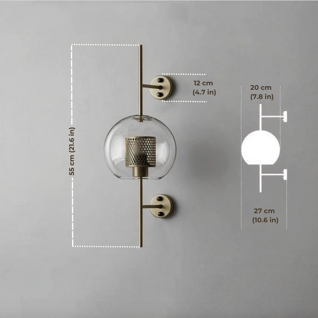 Alegria - Modern Glass Wall Lamp  BO-HA   