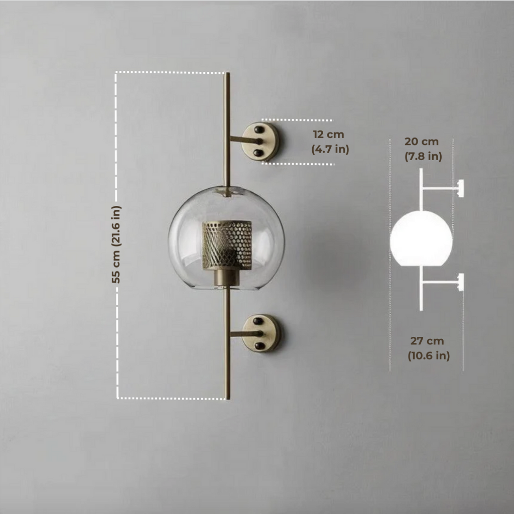 Alegria - Modern Glass Wall Lamp  BO-HA   