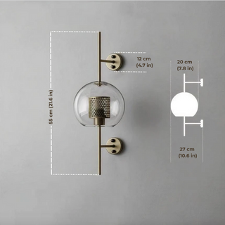 Alegria - Modern Glass Wall Lamp  BO-HA   