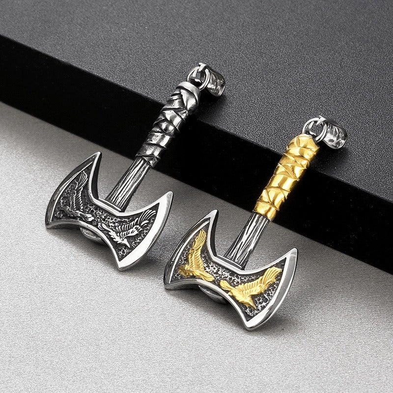 AxeValor – Elegant Norse Axe Necklace