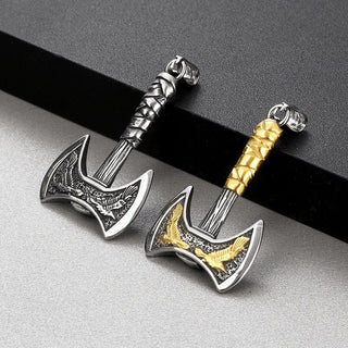 AxeValor – Elegant Norse Axe Necklace