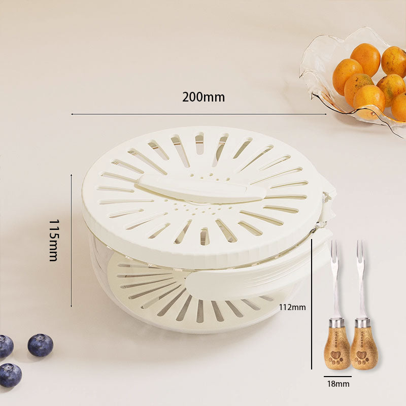 DryKeep – Dual Purpose Basket for Draining and Food Preservation