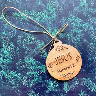DivineLight  - Inspirational Jesus Advent Ornaments