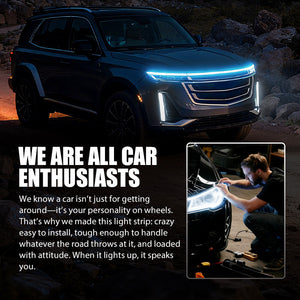 GlowRunner – Dynamic LED Hood Strip