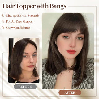 LushFringe – Natural Hair Topper for Women