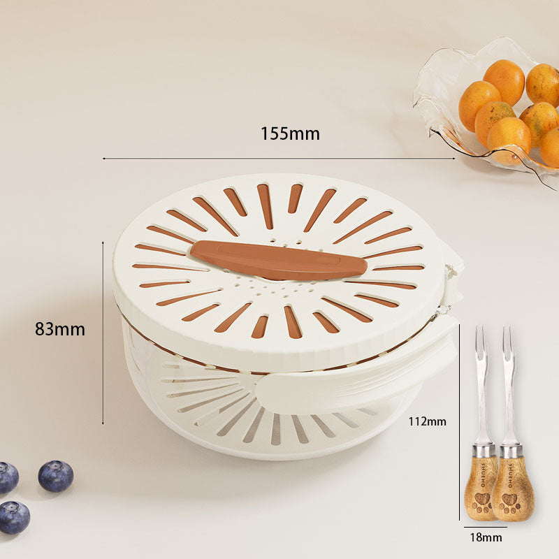 DryKeep – Dual Purpose Basket for Draining and Food Preservation