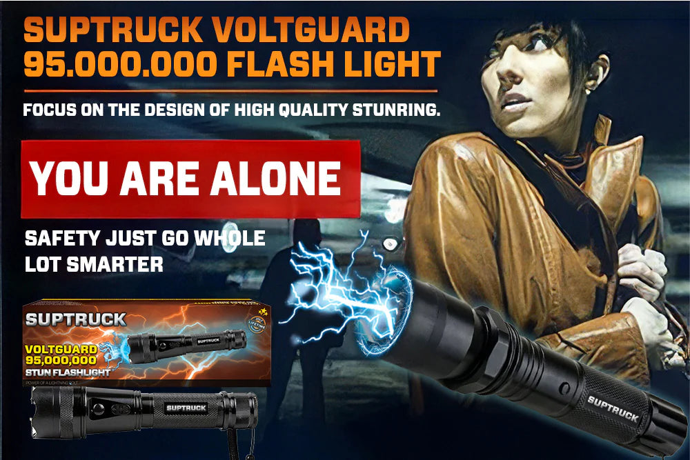VoltGuard – X95 Tactical Stun Flashlight for Light & Defense