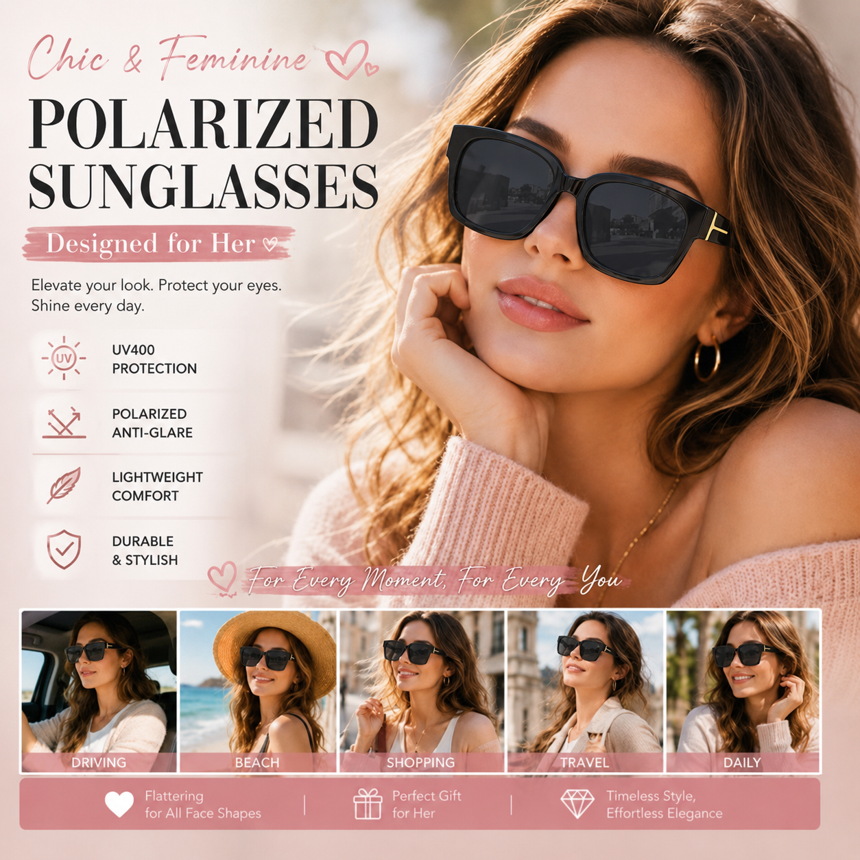 SunGuard – Polarized UV400 Fit-Over Sunglasses