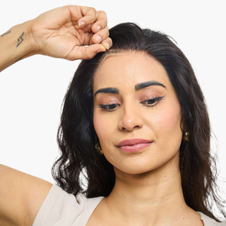 LuxeHalo – Invisible Human Hair Hairline Topper