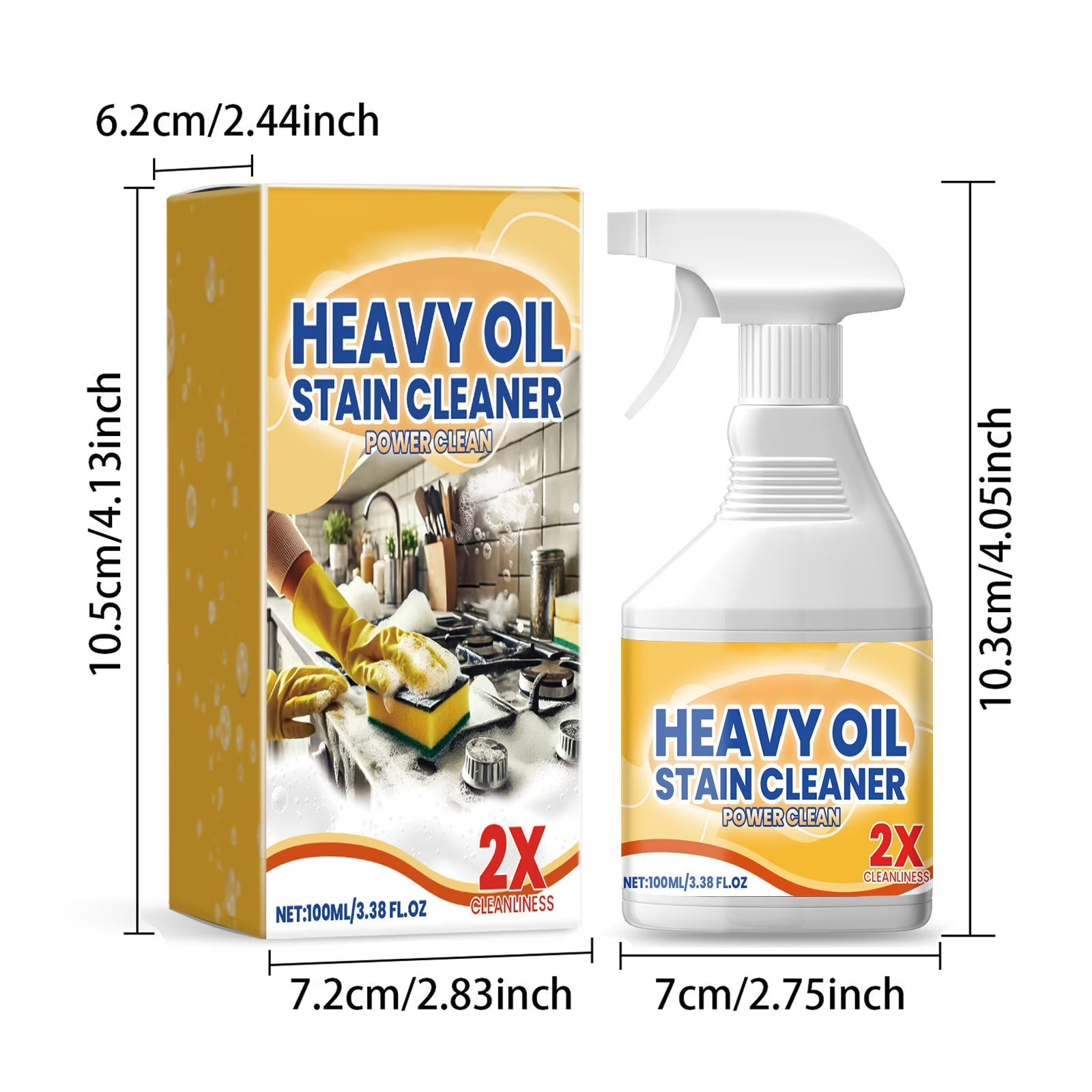 GreaseGuard – Heavy Duty Kitchen Degreaser Spray