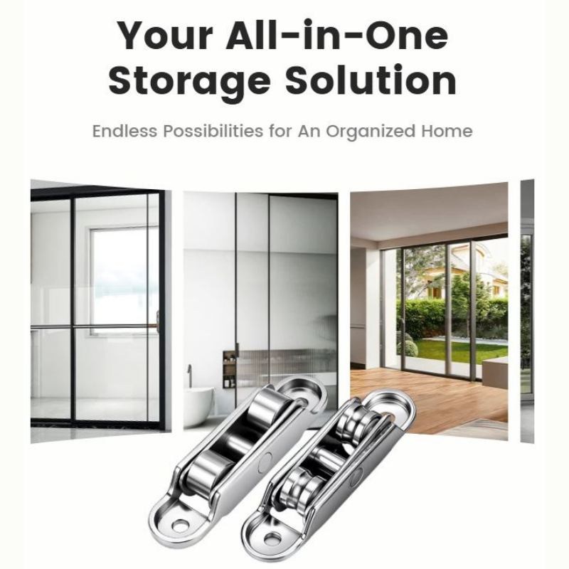 GlideEase Pulley – Premium Zinc Alloy PVC Window Rollers