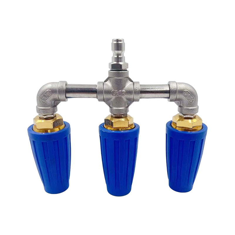 Dual Rotating Turbo Nozzle for Pressure Washer
