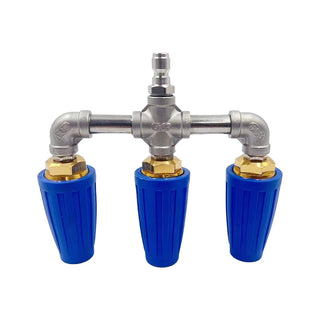 Dual Rotating Turbo Nozzle for Pressure Washer