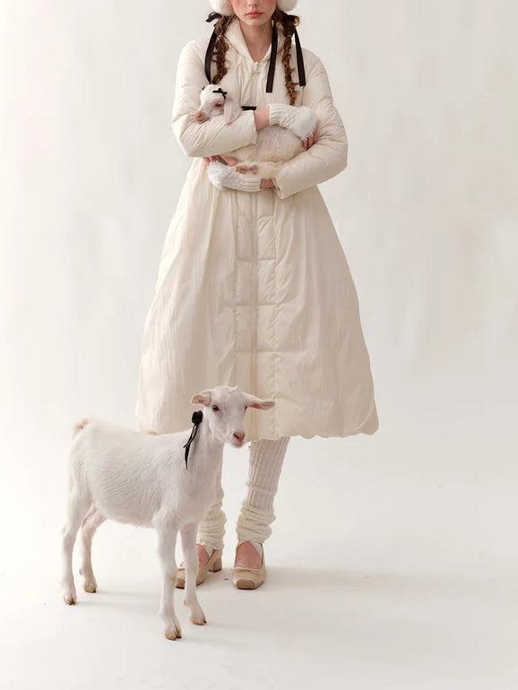 WinterWhisper - Sea Salt Down Jacket – Slim & Cozy