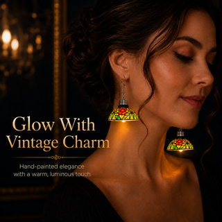 GlowMuse – Vintage Light-Up Chandelier Earrings