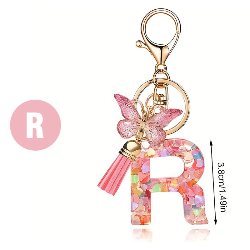 CharmKey – Personalized Initial Letter Keychain