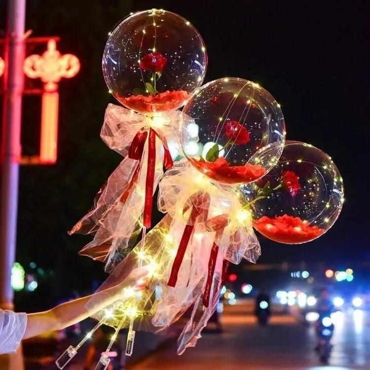 GlowRose – LED Fantasy Balloon Bouquet