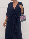 GraceVee | Timeless V-Neck Fashion Dress