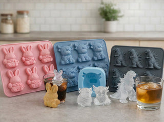 🐮🧊 Mini Highland Cow Ice Cube & Dessert Mold 🍪 Cute 3D Ice for Drinks, Parties & Gifts💕