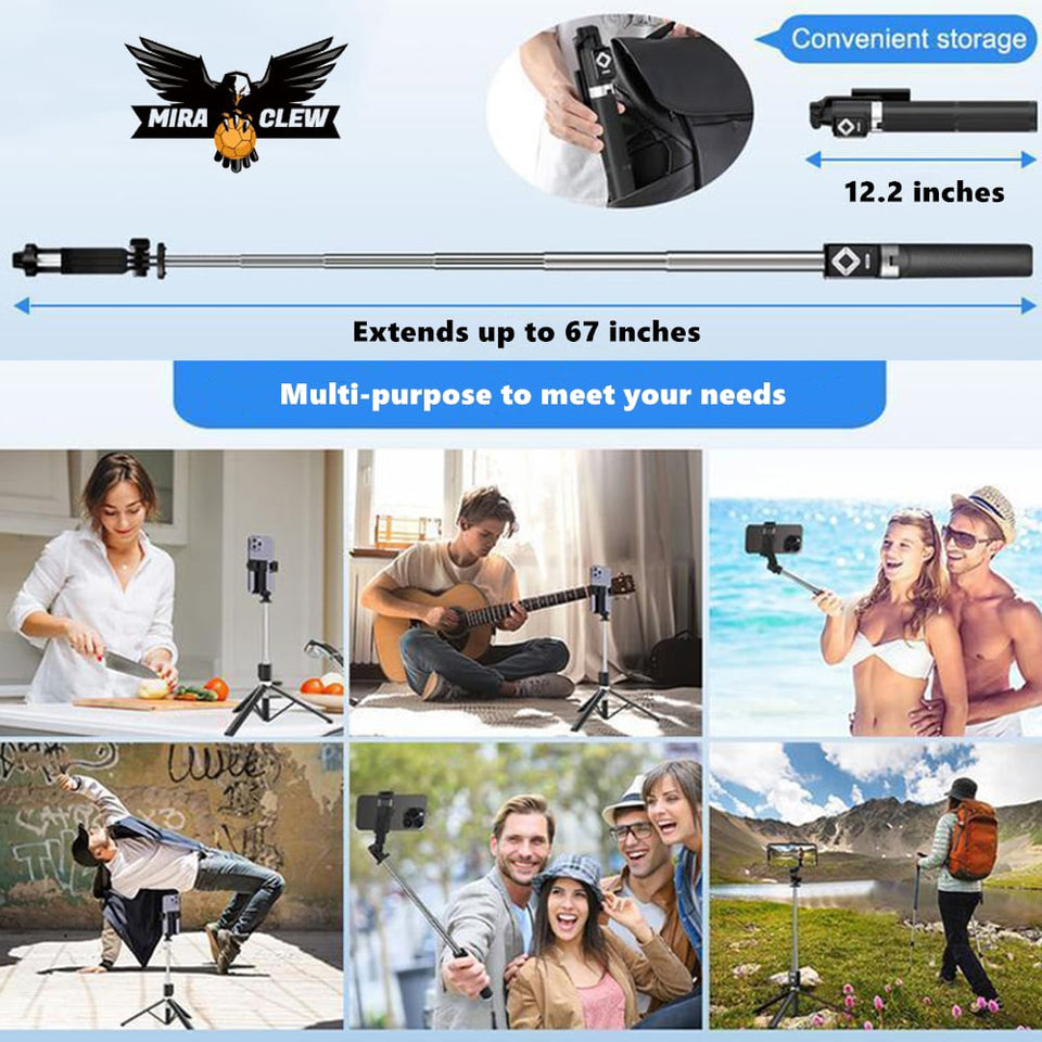 SnapBeam – Extendable Tripod with LED Fill Light