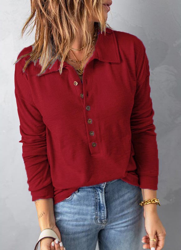 CottonEase – Women’s V-Neck Comfort Shirt