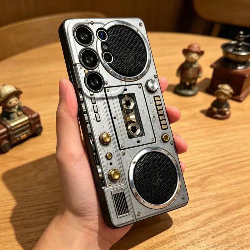 🔥Hot Sale 49% off🌟📼Retro Cassette Player Design Phone Case for Samsung Galaxy Series