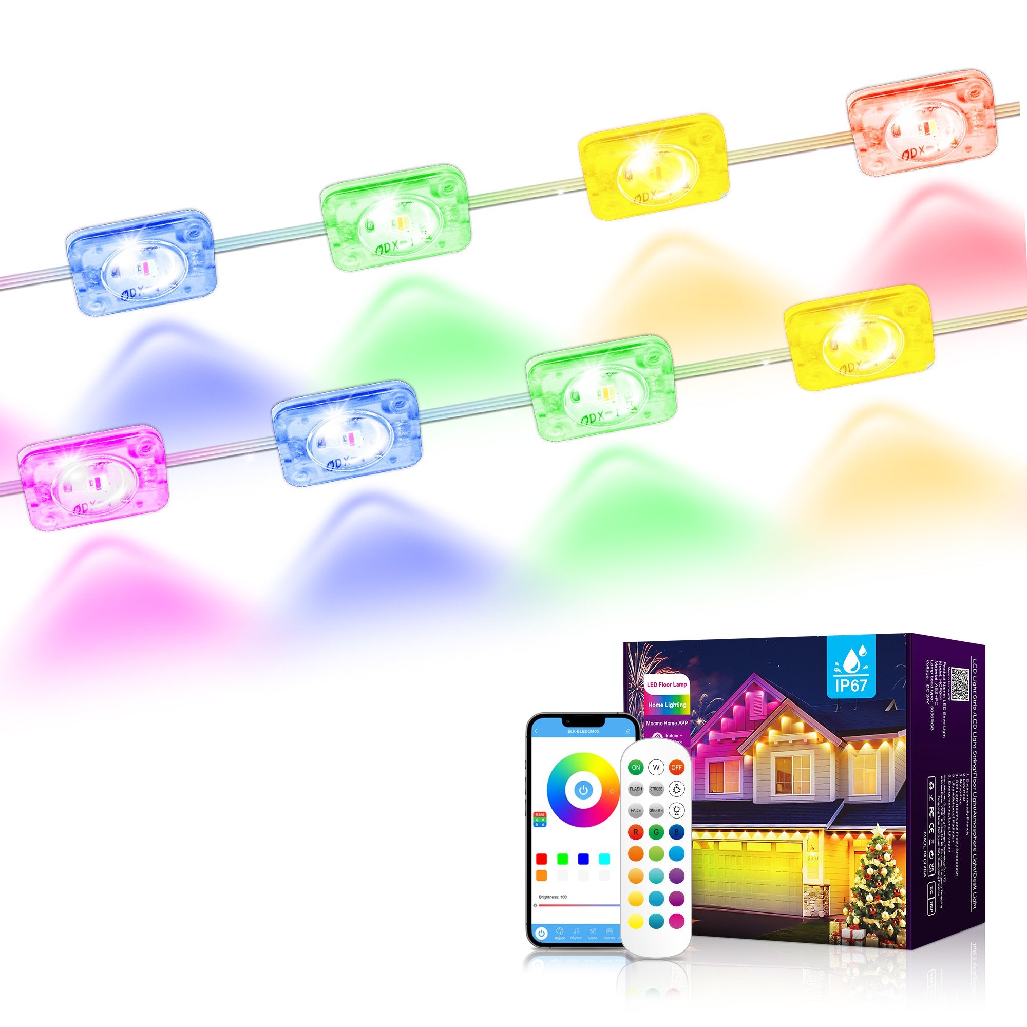 SpectrumGlow - Smart RGB Lights for Yard, Patio & Pool
