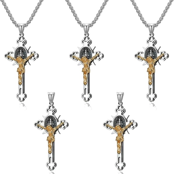 BenedictShield – St. Benedict Protection Cross Necklace