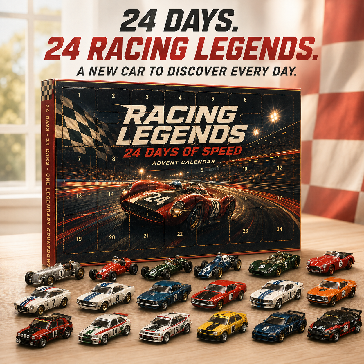 RaceVault – 24-Day Racing Legends Advent Calendar