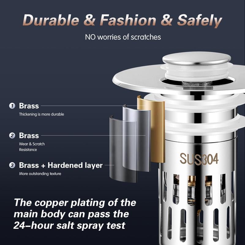 DrainGuard - Universal Stainless Steel Strainer