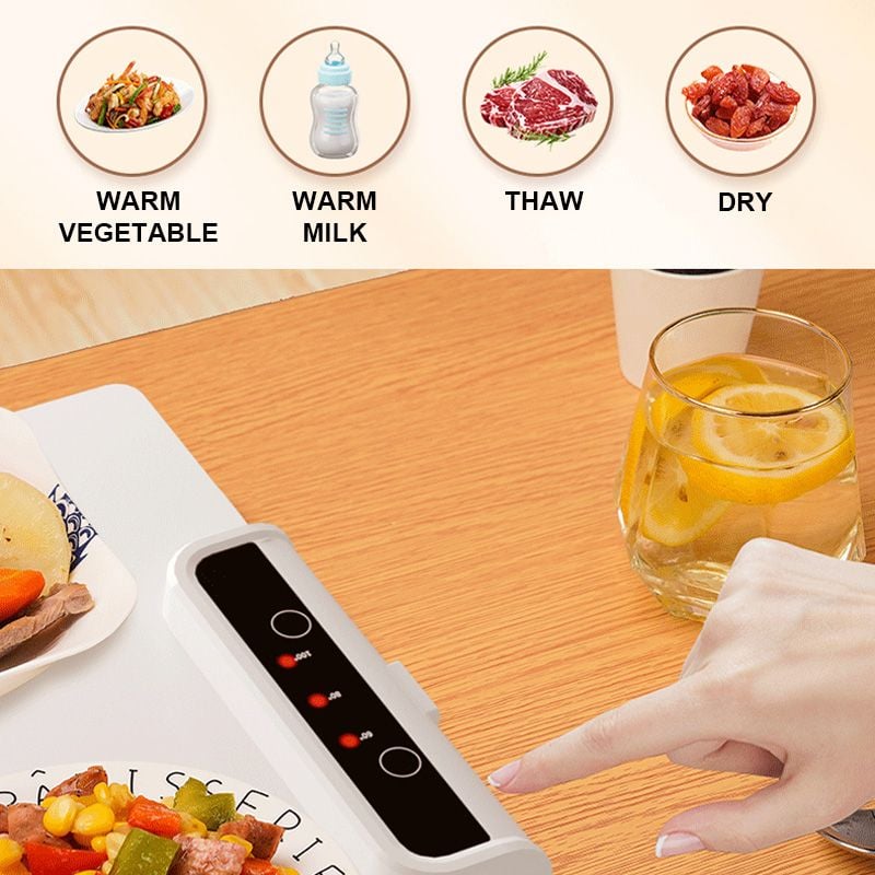 Foldable Silicone Fast Heating Food Electric Warming Tray marnetic